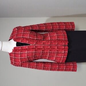 Basler Red Tweed Blazer